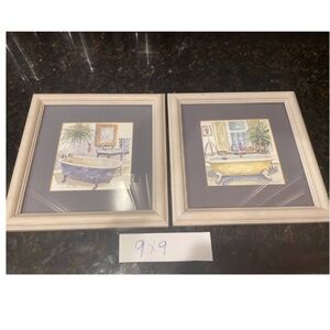 2 glass frame bathroom design 9x9